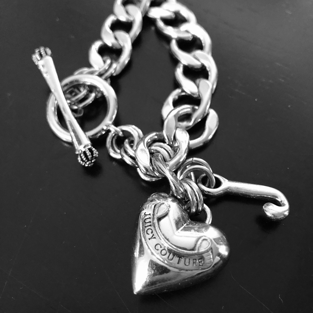 JUICY COUTURE SILVER CHARM BRACELET 🖤